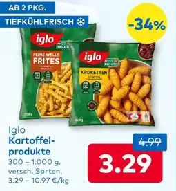 T&G Iglo Kartoffelprodukte Angebot