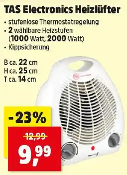 Thomas Philipps TAS Electronics Heizlüfter Angebot