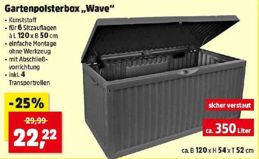 Gartenpolsterbox 