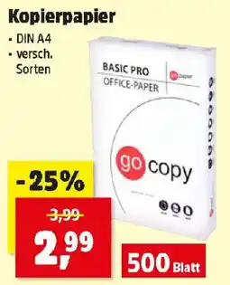 Thomas Philipps go copy Kopierpapier Angebot