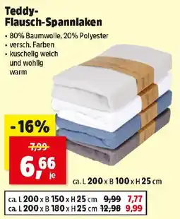 Thomas Philipps Teddy-Flausch-Spannlaken Angebot