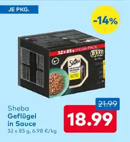 T&G Sheba Geflügel in Sauce Angebot