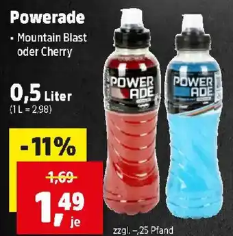 Powerade Mountain Blast oder Cherry