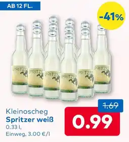 T&G Kleinoscheg Spritzer weiß Angebot