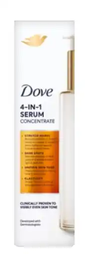 dm Dove 4-in-1 Serum Konzentrat Body Lotion Angebot