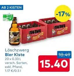 T&G Löschzwerg Bier Kiste Angebot