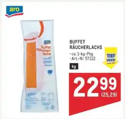 Metro Buffet Räucherlachs Angebot