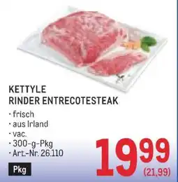 Metro Kettyle Rinder Entrecotesteak Angebot