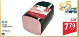 Metro Berger Toastschinken Angebot