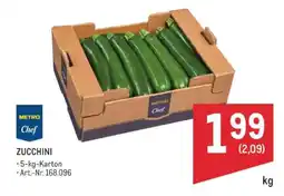 Metro Zucchini Angebot