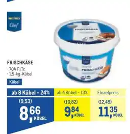 Metro FRISCHKÄSE Angebot