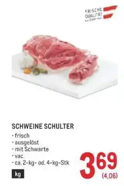 Metro Schweine Schulter Angebot