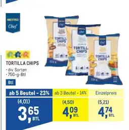 Metro Tortilla Chips Angebot