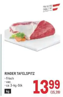Metro Rinder Tafelspitz Angebot