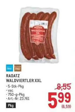 Metro Radatz Waldviertler XXL Angebot