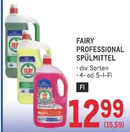 Metro FAIRY PROFESSIONAL SPÜLMITTEL Angebot