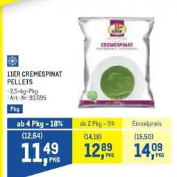Metro 11ER CREMESPINAT PELLETS Angebot