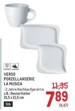 Metro VERSO PORZELLANSERIE LA MUSICA Angebot