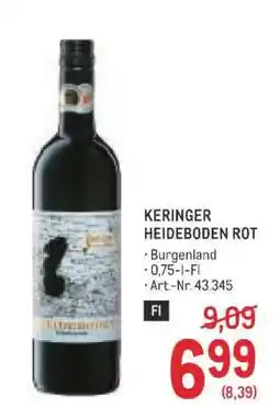 Metro Keringer Heideboden Rot Angebot