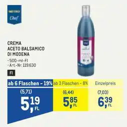 Metro CREMA ACETO BALSAMICO DI MODENA Angebot