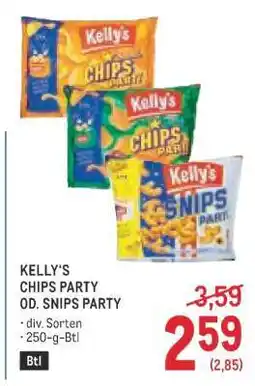 Metro KELLY'S CHIPS PARTY OD. SNIPS PARTY Angebot