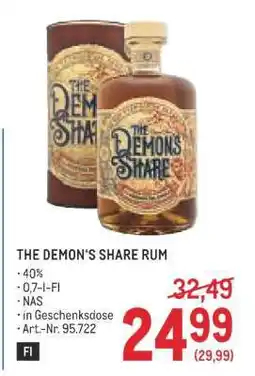 Metro The Demon‘s Share Rum Angebot