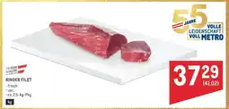 Metro Rinder Filet Angebot