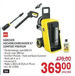 Metro KÄRCHER HOCHDRUCKREINIGER K7 COMFORT PREMIUM Angebot