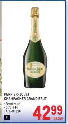 Metro PERRIER-JOUET CHAMPAGNER GRAND BRUT Angebot