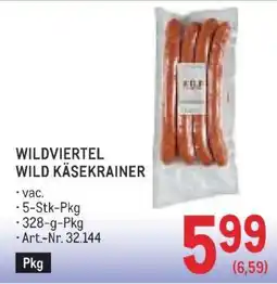 Metro WILDVIERTEL WILD KÄSEKRAINER Angebot