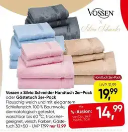 Eurospar Vossen x Silvia Schneider Handtuch 2er-Pack oder Gästetuch 2er-Pack Angebot