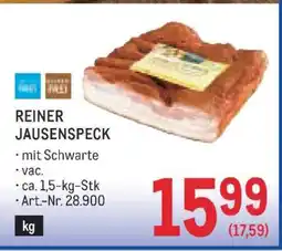 Metro REINER JAUSENSPECK Angebot