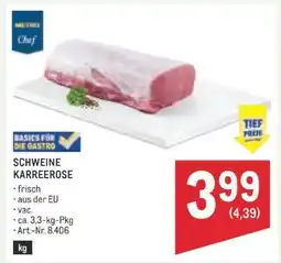 Metro Schweine Karreerose Angebot
