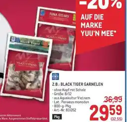 Metro YUU'N MEE BLACK TIGER GARNELEN Angebot
