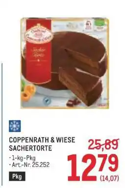 Metro Coppenrath & Wiese Sachertorte Angebot