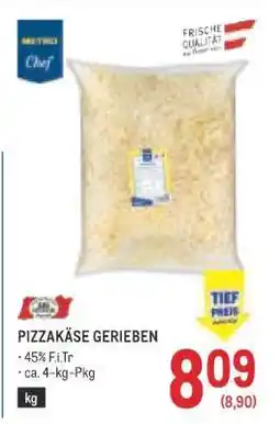Metro PIZZAKÄSE GERIEBEN Angebot