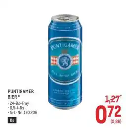 Metro Puntigamer Bier Angebot