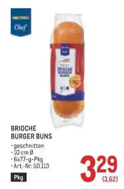 Metro BRIOCHE BURGER BUNS Angebot