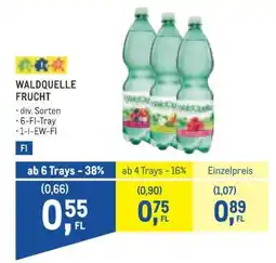 Metro Waldquelle Frucht Angebot