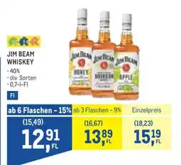 Metro Jim Beam Whiskey Angebot