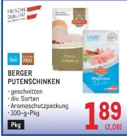 Metro BERGER PUTENSCHINKEN Angebot