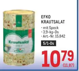Metro EFKO KRAUTSALAT Angebot