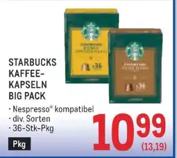 Metro STARBUCKS KAFFEE-KAPSELN BIG PACK Angebot