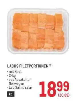 Metro Lachs Filetportionen Angebot