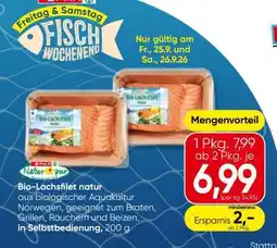 Eurospar Bio-Lachsfilet Natur Angebot