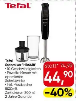 Eurospar Tefal Stabmixer HB6418 Angebot