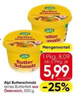 Eurospar Alpi Butterschmalz Angebot