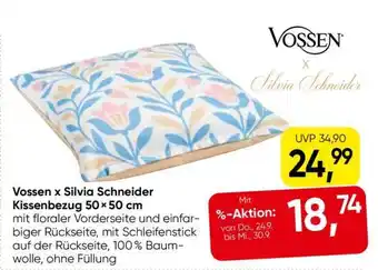 Vossen x Silvia Schneider Kissenbezug 50 × 50 cm