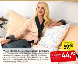 Eurospar Vossen x Silvia Schneider Baumwollsatin Bettwäsche Angebot