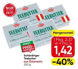 Eurospar Schärdinger Teebutter Angebot